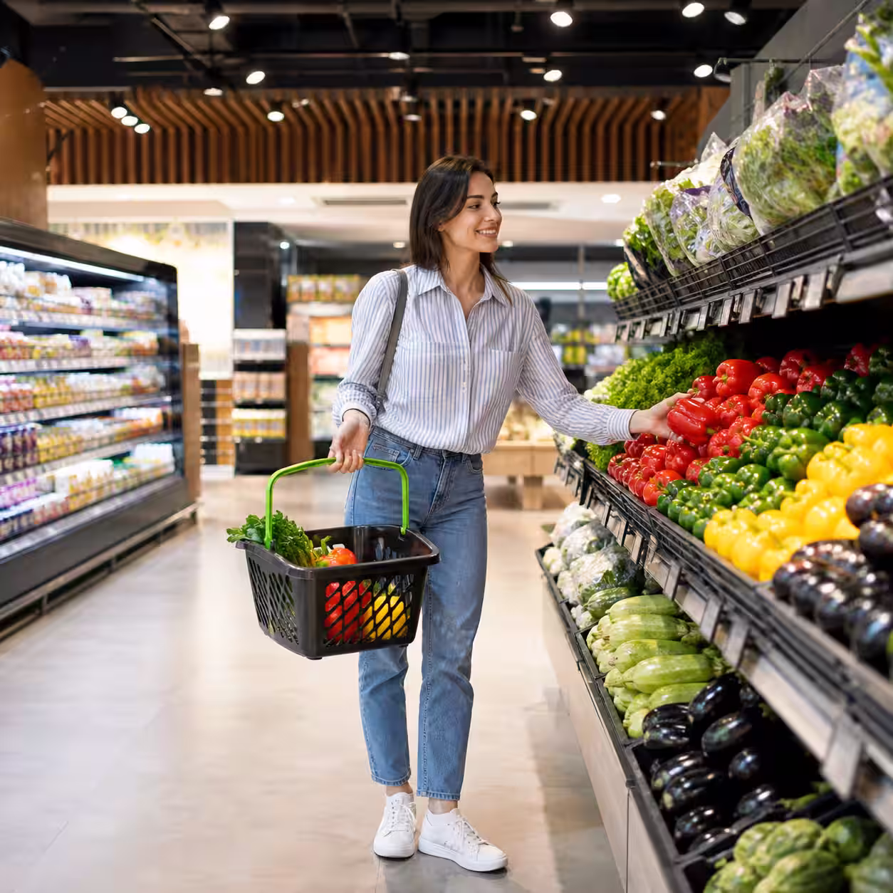 Supermarket staff billing stock and daily report SOP system